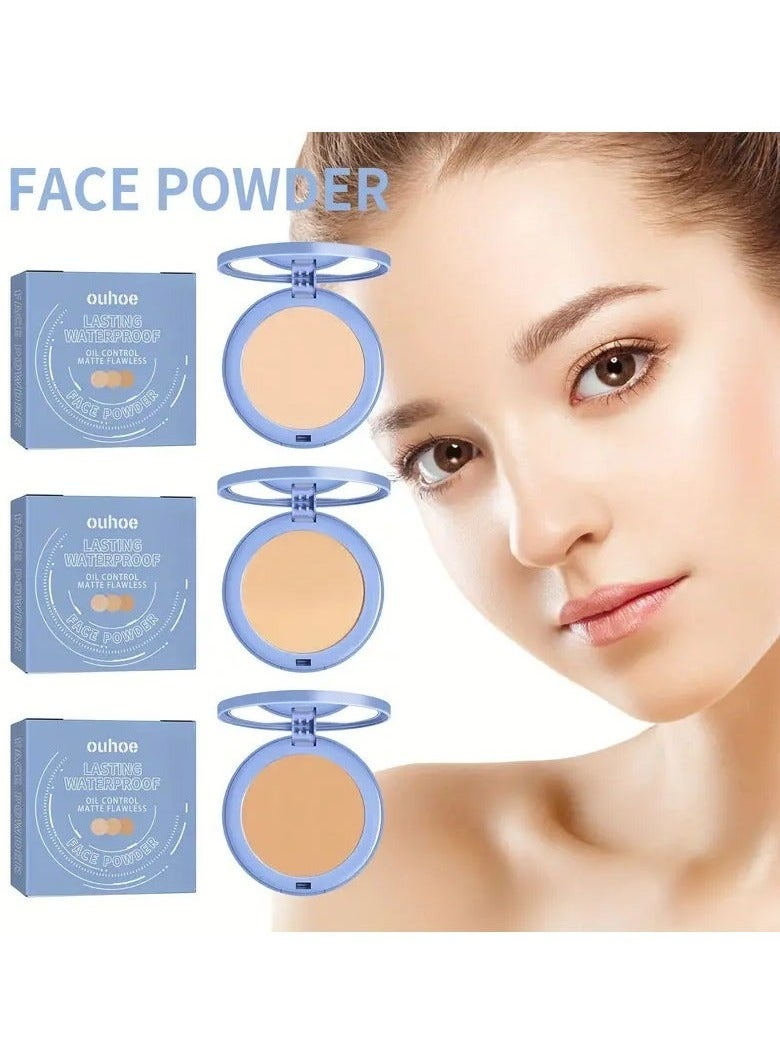 OUHOE Long-Lasting Makeup Setting Powder - Smudge-Proof, Airbrushed Finish - Contouring & Breathable for a Natural Look color 01  - Image 3