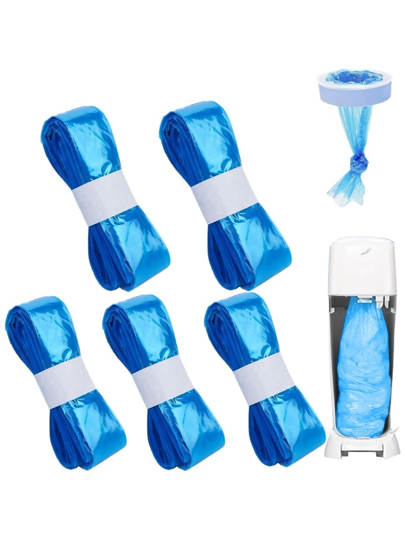 Ru syanl Diaper Pail Refill Bags Pack of 5 Premium Quality Disposable Diaper Bags Designed to Reduce Leaks Holds up to 320 Diapers Per Bag Compatible with Diaper Pail Cassettes for All Models - Image 1