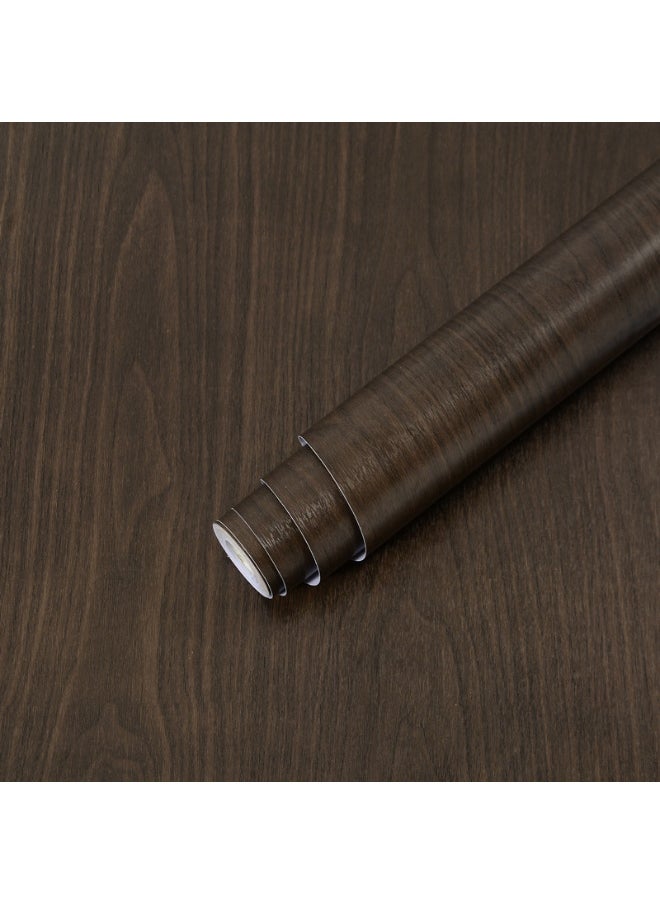Anna 45cm x 2m Waterproof, Moisture-Proof, and Oil-Proof Faux Wood Grain Self-Adhesive Wallpaper for Home Renovation  - Image 1
