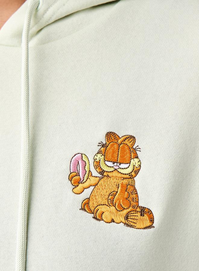SP Characters Oversized Hoodie with Garfield Print - Image 4