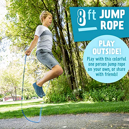 Just Jump It 8 Foot Single Jump Rope - Raspberry Confetti - Image 2