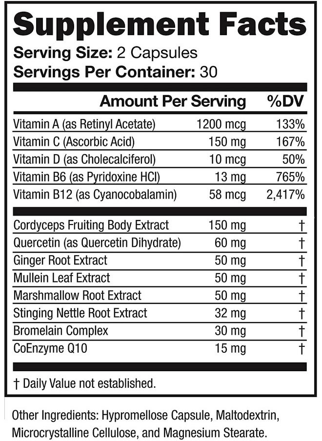 Omnibreathe Inhaler Mateimprove Breathing From Insidecough Mucus Relief For Copdfeel Changes In 24 Hoursblend W. Nac Supplement & Natural Herbs60 Capsules(Take 2 W. Meal1 To 3 Times A Day)