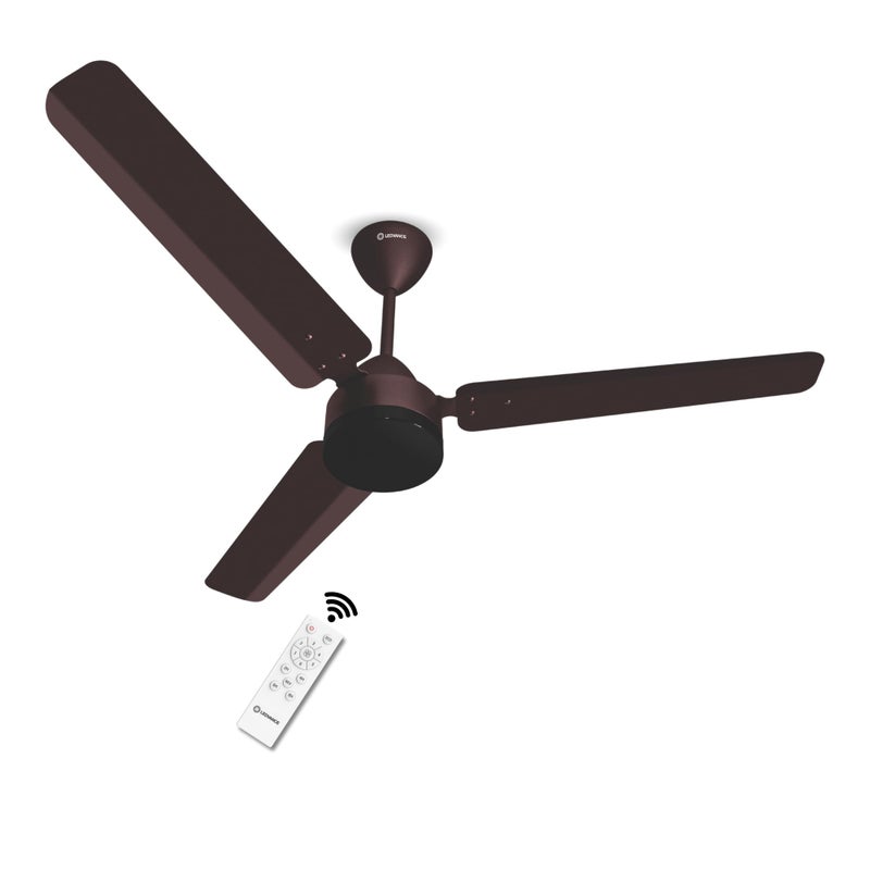 LEDVANCE Aero Master Supreme Bldc Fans Ceiling 1200mm | Ceiling Fan for Living Room | 5 Star Ceiling Fan | 50% Energy Saving | Operates Silently | Smart Timer Mode | 3 Year Warranty - Smoky Brown - Image 5