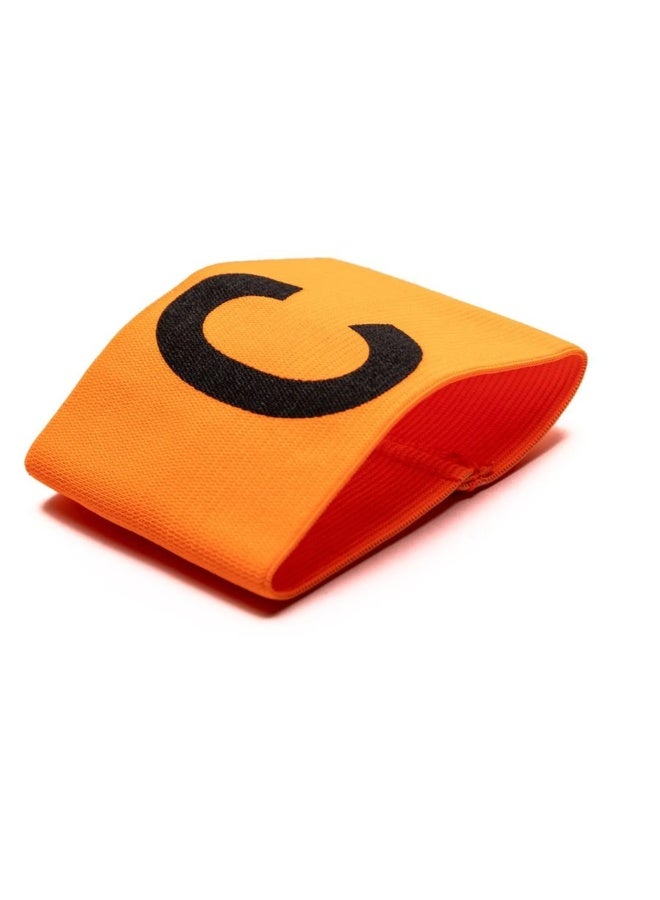 شارة قائد كرة القدم مرنة متعددة الألوان قابلة للتعديل للشباب والكبار، برتقالي - Image 1