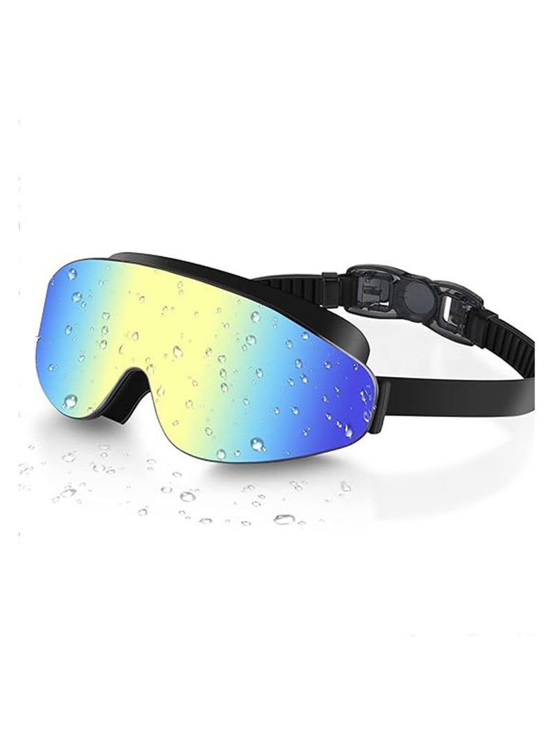 Kids Swim Goggles, Polarized Swimming Goggles for Kids, Soft Silicone Frame Wide View Anti-Fog No Leaking Swimming Glasses for Kids Youth 3-15 - Image 1