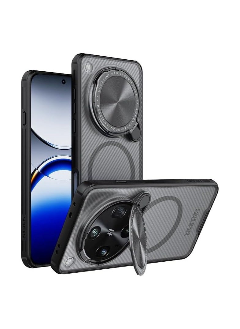 General Magnetic Case for Oppo Find X8 Ultra [Wireless Charging Support] Micro Transparent Design Metal Camera Lens Cover Holder Privacy Protection Shockproof Cover  - Image 1