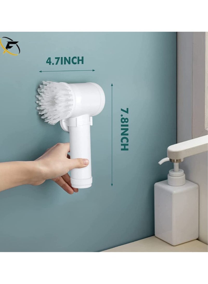 ELTRAZONE Electric Cleaning Brush with 3 Brush Heads, Electric Spin Scrubber , Bathroom Rechargeable Scrub Brush - Image 4