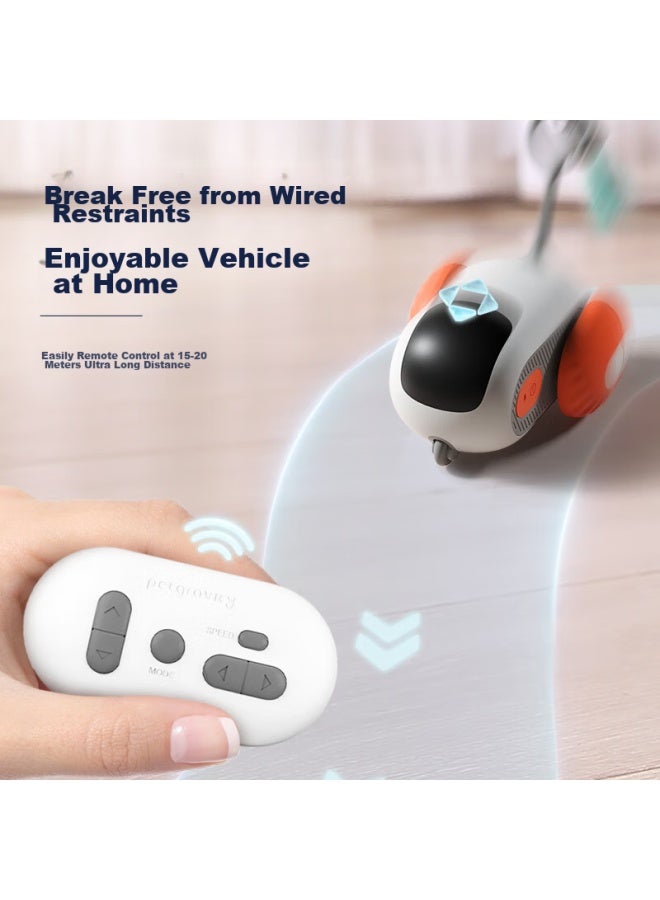 Petgravity Smart Remote Control Running Car For Pets, Automatic Self-entertaining Boredom Relief Cat Toy Gravity Remote Control Car - Image 2