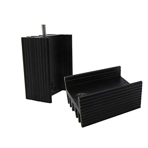 Easycargo 10 Packs TO-220 Heatsink + Insulator Mounting Screws Kits for LM317 LM317t L7805 L7812 L78XX Voltage Regulator, IRFZ44N 3205 520N 630 1404 MOSFET Transistor (20mmx15mmx11mm) - Image 4