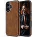 LOHASIC Designed for iPhone 17 Case Luxury Elegant PU Leather Classic Full Body Protective Men Women Phone Cases Soft Back Cover for iPhone 17 63 inch 2025 Brown - Image 2