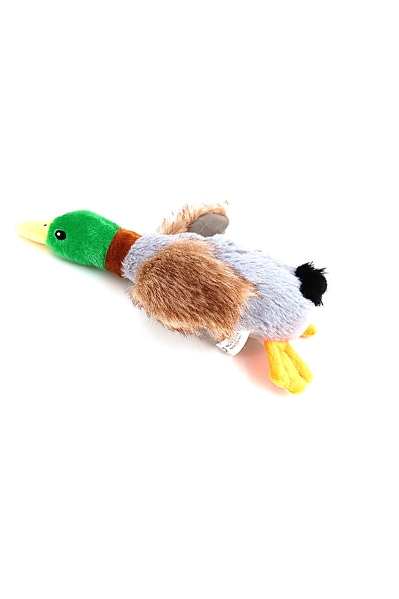erorex Foot Dog Chew Toys Cute Plush Duck Sound Toy Stuffed Squeaky Animal Squeak Dog Toy Cleaning Tooth Do