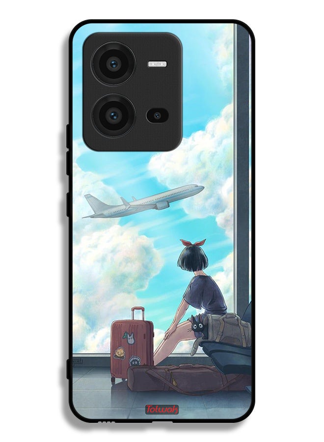 Tolwak Vivo V25 5G Protective Case Cover Travel Art - Image 2