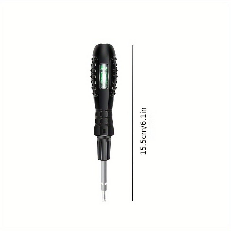 Dual Head Test Pencil Versatile LED Voltage Tester With Switchable Probes Intelligent Breakpoint Detection Live And Neutral Wire Distinction Non Slip Design High Torque Capacitance Test Multimeter Auto Power Off - Image 3