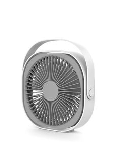 Rechageable Desktop Fan USB Fan 360°Rotatable Fan for Desk Portable Fan Mini Fan with Built-in 4000mAh Battery