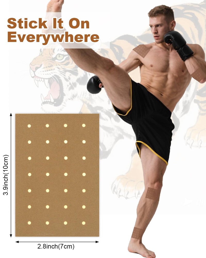 MQFORU Tiger Patches, 60 Pcs Chinese Tiger Plaster, Natural Herbal Adhesive Plasters for Muscle Joint Purposes, Maximum Strength Knee Patches for Back Shoulder Neck - Image 5