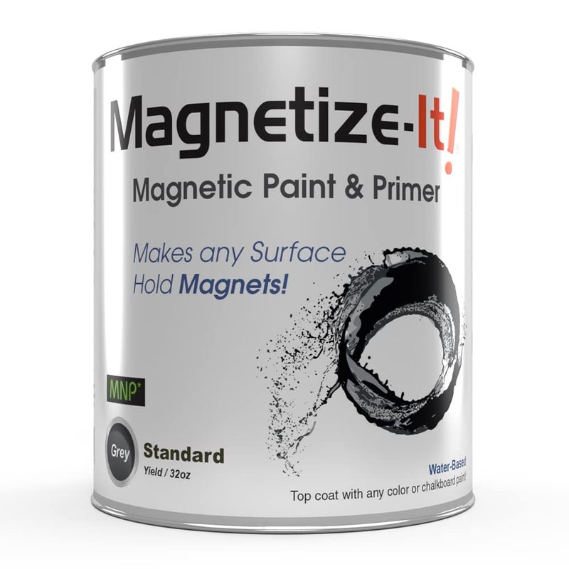 Magnetize-It! Magnetic Paint & Primer (Water Based) â€“ Standard Yield 32oz, MISTD-1530 - Image 1
