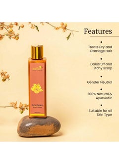 MELLOW Mellow Herbal Berry Shampoo for Strong & Lustrous Hair | Hibiscus & Berry Leaves | Helps to Prevent Hair Fall | Free from Toxic Chemicals | 100ML  - Image 3
