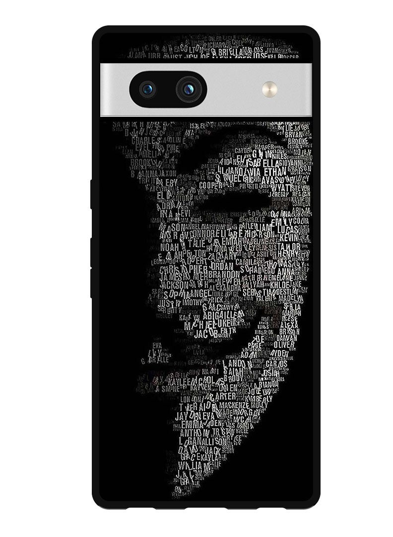 Theodor Protective Case Anti Scratch Shock Proof Bumper Cover For Google Pixel 7a Joker Half Face Mask - Image 1