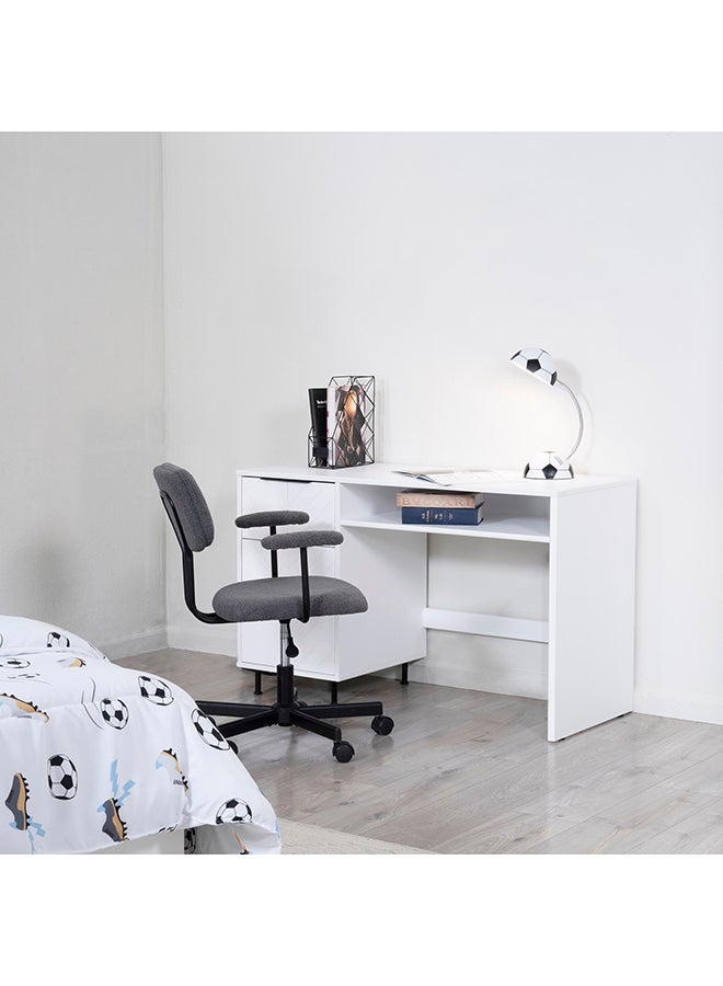 Pan Home URBANEDGE KIDS STUDY DESK WITH 3 DRAWERS PINE WOOD & MDF - WHITE  - Image 4
