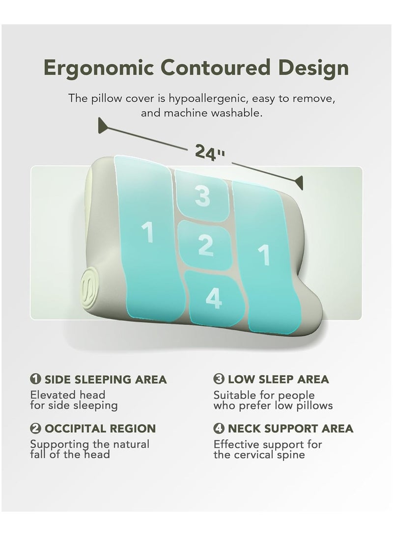 إس كيه جي SKG Cervical Neck Pillow for Pain Relief P3E-MAX - Image 5