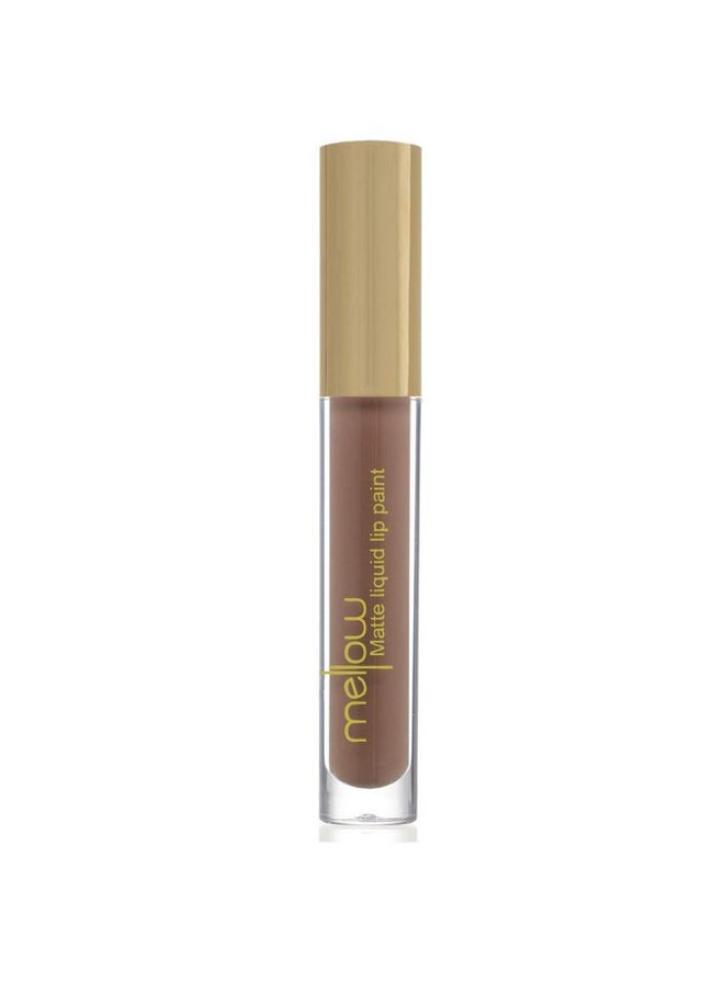 MELLOW Liquid Matte Lip Paint (Ibiza) Highly Pigmented Smudge Proof & Moisturizing Lip Color Cream Vegan Crueltyfree & Paraben Free Lip Makeup Cosmetics Ibiza  - Image 1
