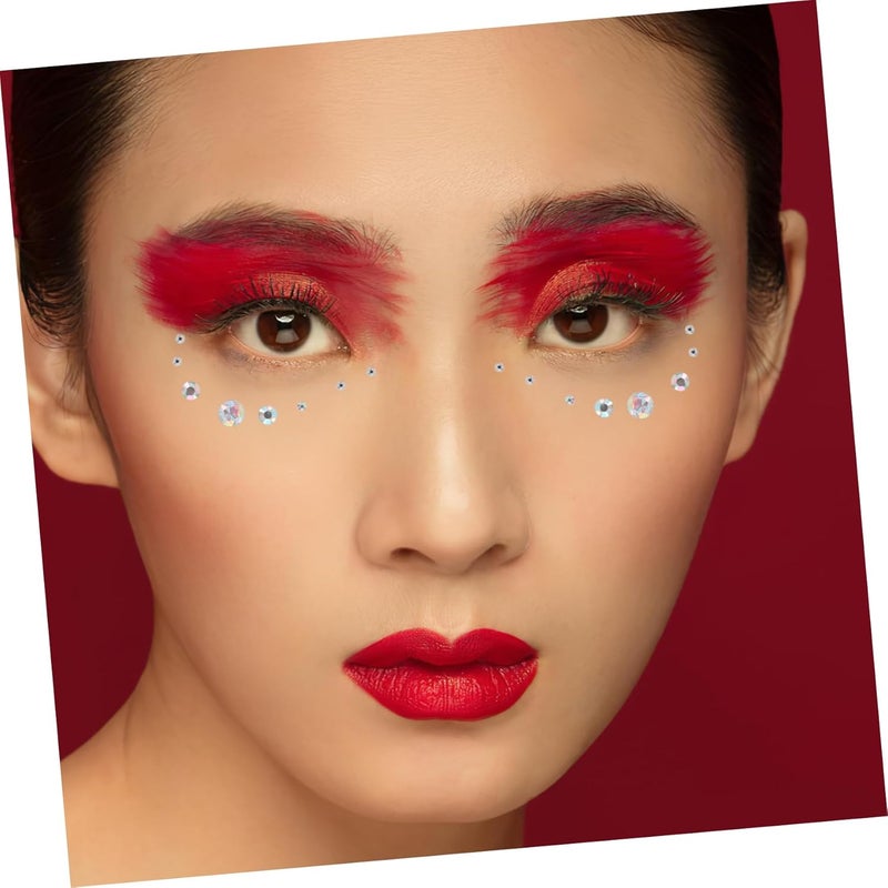 10sheets Self-Adhesive Face Rhinestones of Bling Gems for Makeup Stage Performance and Parties Long-Lasting Eye Stickers for - Image 3