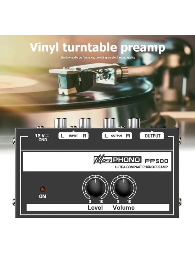 Upgrade New Hi Fi Phonograph Preamp MM Turntable Mini Stereo USB Powered TRS Headphone Jack RCA Output - Image 5