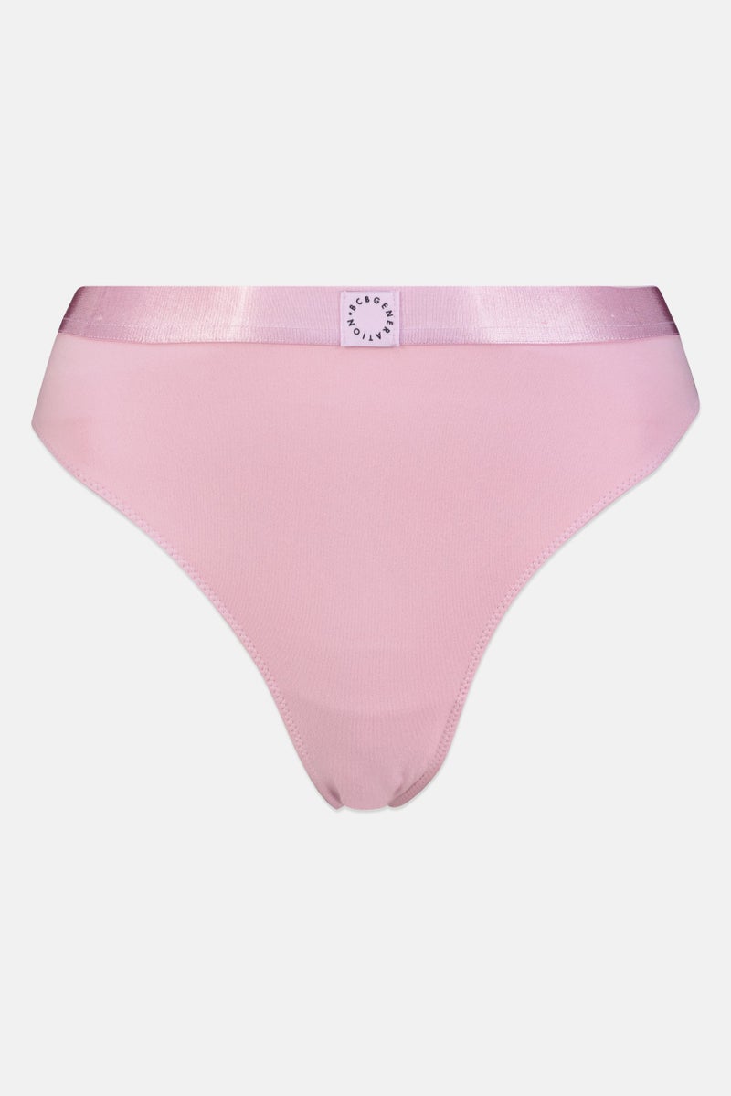 BCBGeneration Women 3 Pieces Brand Logo Thong, Multicolor - Image 3