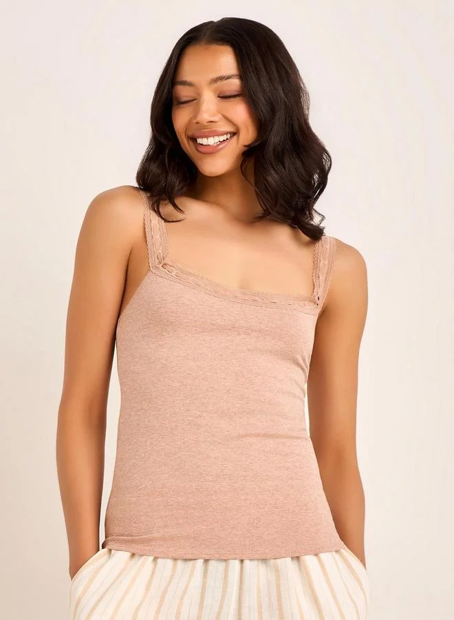 سبلاش فيڤ Shaping Camisole with Lace Trim