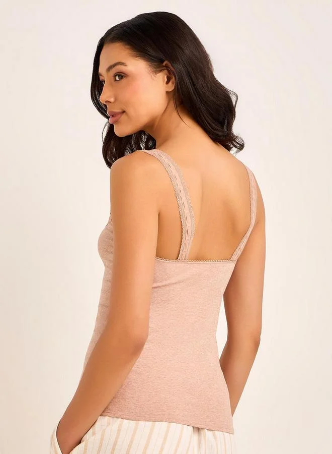 سبلاش فيڤ Shaping Camisole with Lace Trim