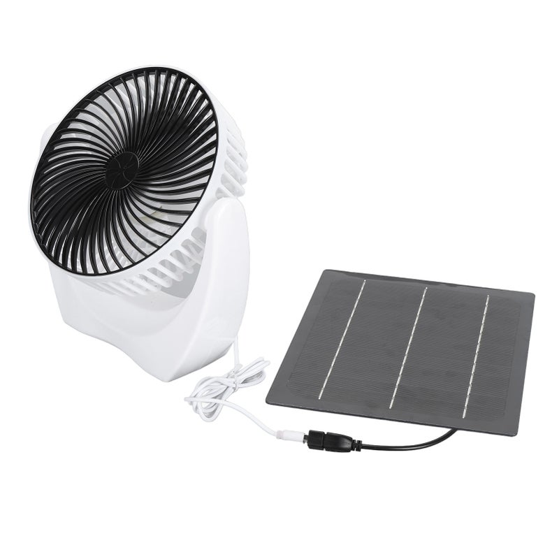 Solar Panel Fan Kit 7W 5V Portable Solar USB Fan for Greenhouses Pet Houses Indoor Outdoor - Image 2