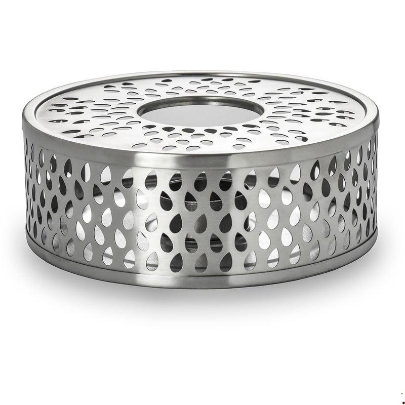Creano Black Stainless Steel Tea Warmer with Tea Light Holder - Tea Cosy - Stable Not Rattling - Rechaud Suitable for All Teapots - Image 4