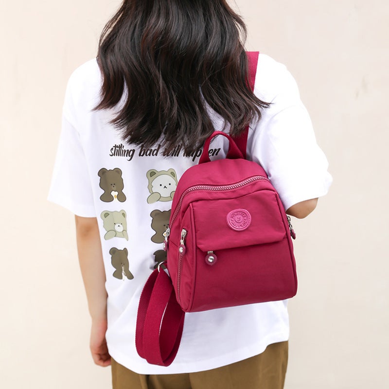 Mini Backpack Women'S New Fashion Sports Multi-Use Shoulder Chest Bag Lightweight Nylon Cloth Bag Travel Backpack - Image 5