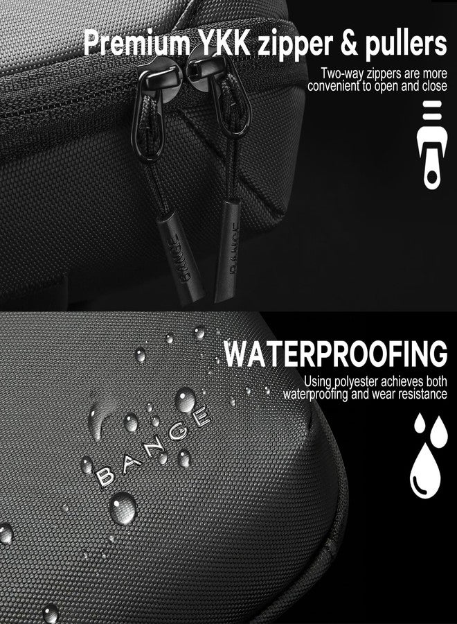 بانجي حقيبة يد صغيرة من بانج، حقيبة بحزام قابل للتعديل، أسود، صغيرة، أنيقة - Image 5