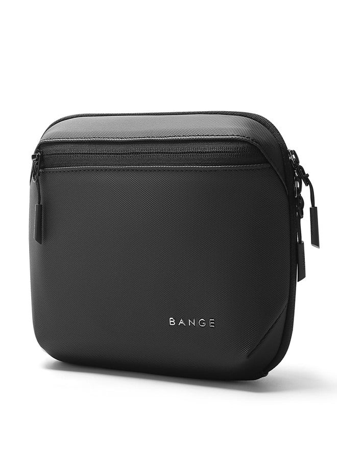 بانجي حقيبة يد صغيرة من بانج، حقيبة بحزام قابل للتعديل، أسود، صغيرة، أنيقة - Image 1