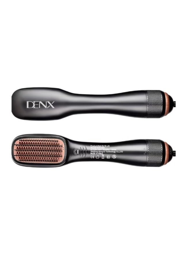Denx 2-in-1 Heated Hair Brush 1200-1500W, Straightener, Dryer, Volumizer, 3 Speeds & Heat Settings, Max Heat 155°C (330°F), DX1353M - Image 1