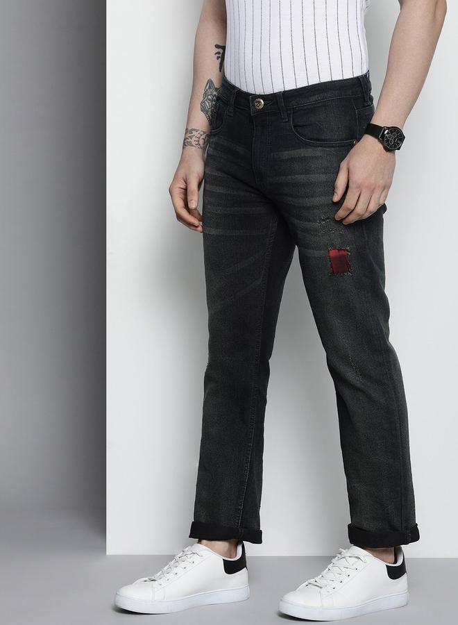 The Indian Garage Co Men Mid Rise Whisker Slim Fit Jeans - Image 2