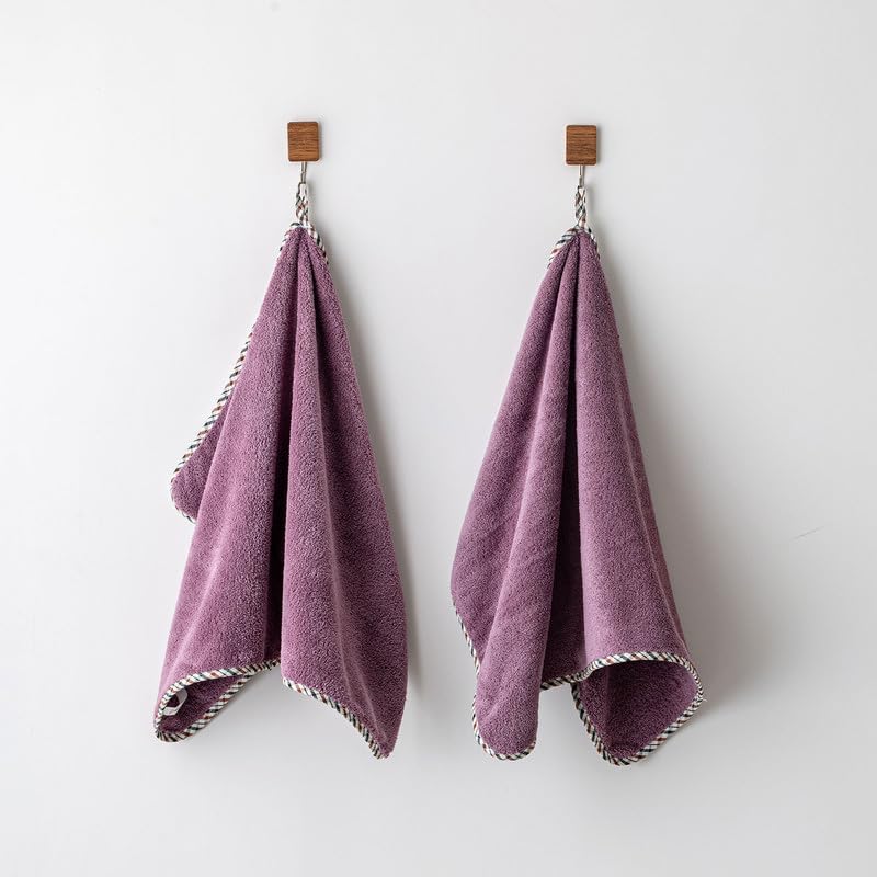 Spread Spain Microfiber Coral Towel for Adults – Extra Soft Plush Coral Fabric, High Absorbency, 360 GSM, Unisex Towel for Men & Women - Set of 2, Size 40x60, Fashion Fruit - Image 1