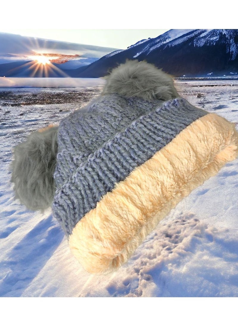 Ice Cap is a unisex wool winter hat lined with fur for cold nights in winter, with excellent material and a masterpiece fur lining.