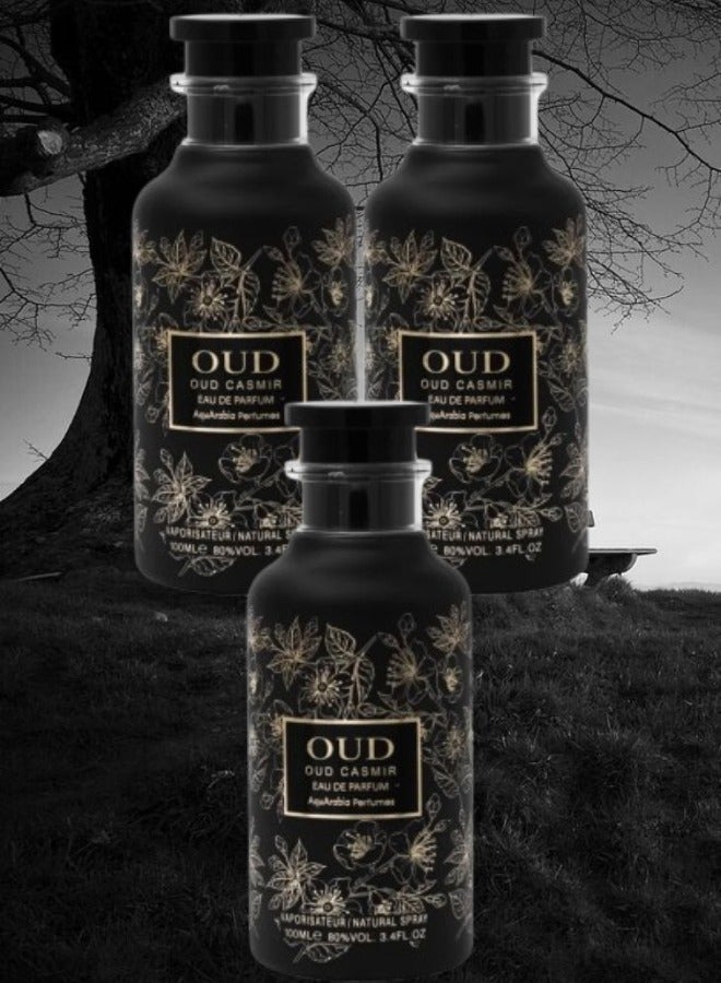 فاان 3 قطع عطر عود كازمير 100 مل - Image 1