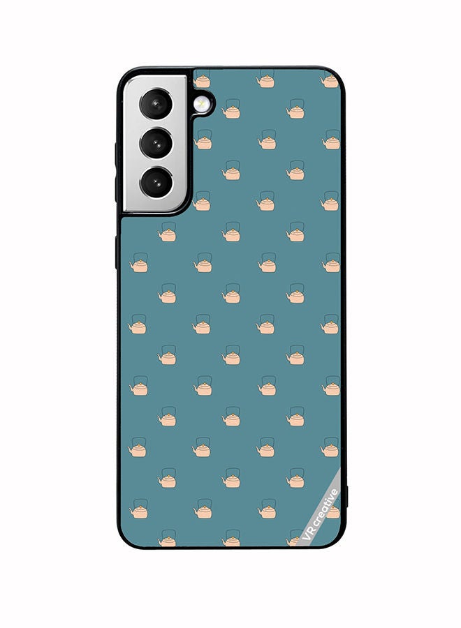 VR CREATIVE Protective Case Cover For Samsung Galaxy S22 Plus 5G Pattern Of Tea Design Multicolour - Image 1