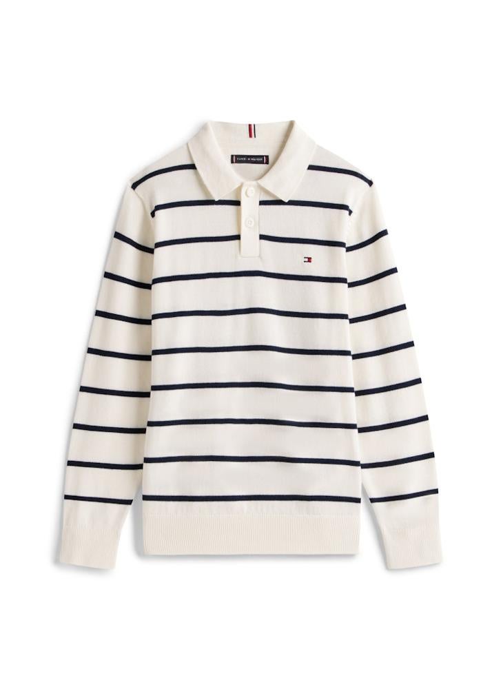 TOMMY HILFIGER Essential Polo Collar Jumper - Image 5