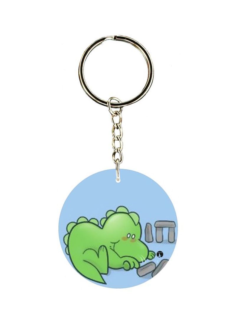 RKN Dinosaur Printed Keychain