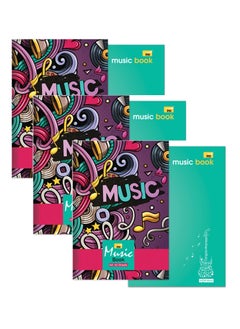 Psi 6-Piece A4 Size Music Notebook 40 Sheets  - Image 1