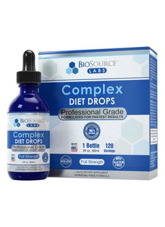 BioSource Labs Complex Diet Drops – Best Natural Drops for Men and Women (1 Bottle, 2 fl oz) - 30 Day Supply  - Image 1