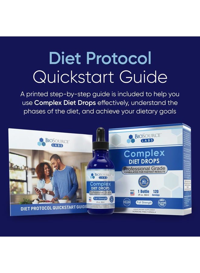 BioSource Labs Complex Diet Drops – Best Natural Drops for Men and Women (1 Bottle, 2 fl oz) - 30 Day Supply - Image 3
