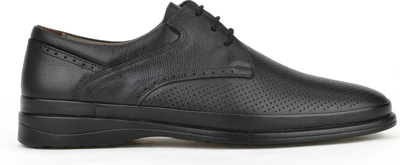 Ziya , Men's Leather Comfort Shoes 141144Z5108 Black