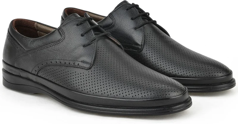 Ziya , Men's Leather Comfort Shoes 141144Z5108 Black