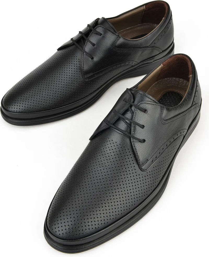 Ziya , Men's Leather Comfort Shoes 141144Z5108 Black