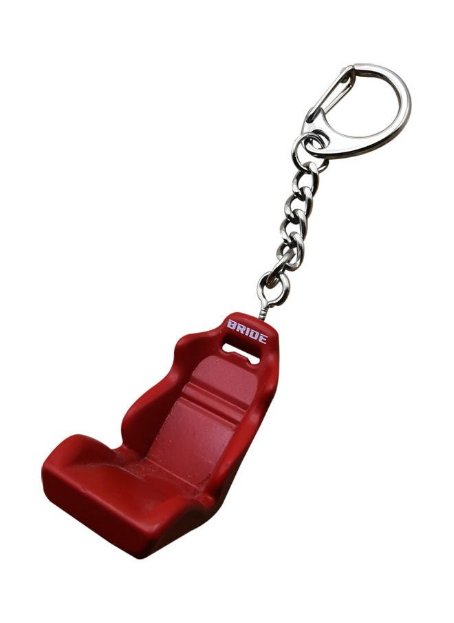 NIBEMINENT - Automotive Racing Seat Key Chain Red - Image 1